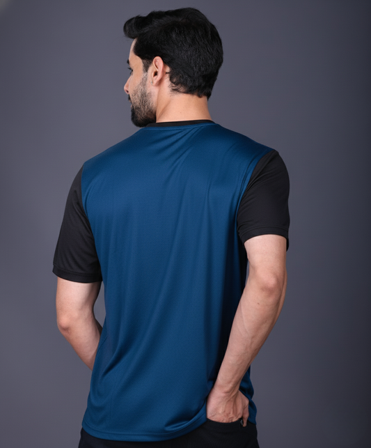 Yoddha Mesh - V neck Black and Scuba T-shirt