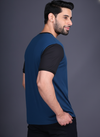 Yoddha Mesh - V neck Black and Scuba T-shirt