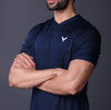 Yoddha Stretch - V neck Blue-Heaven T Shirt