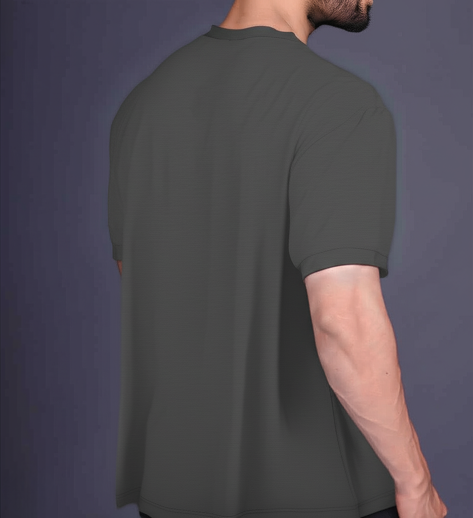 Yoddha Mesh - V neck Graphite T-shirt