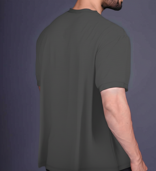 Yoddha Mesh - V neck Graphite T-shirt