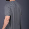 Yoddha Mesh - V neck Graphite T-shirt