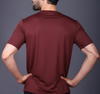 Yoddha Stretch - V neck Maroon T Shirt