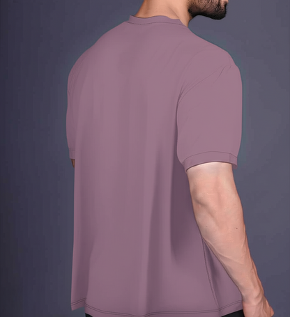 Yoddha Mesh - V neck Mauve T-shirt