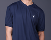 Yoddha Mesh - V neck Navy T-shirt