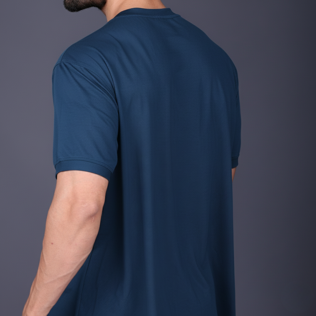 Yoddha Mesh - V neck Scuba T-shirt