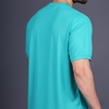 Yoddha Mesh - V neck Turquoise T-shirt